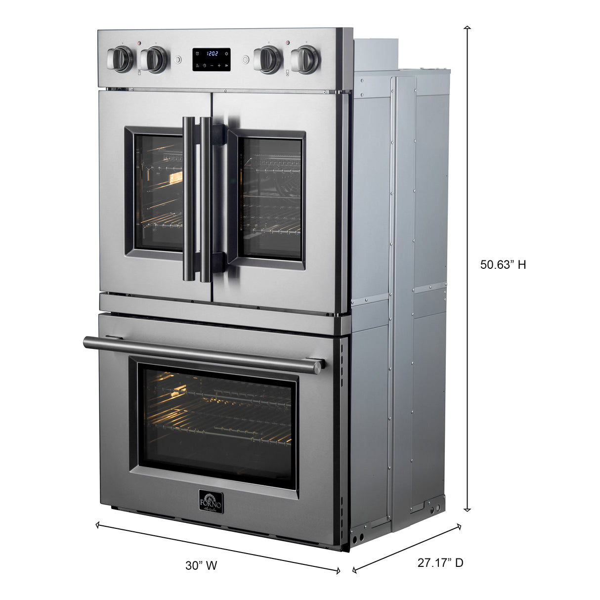 Forno Asti 30" Electric French Door Double Oven