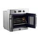 FORNO Gallico 30" 3.58 cu. ft. French Door Electric Wall Oven with Telescopic Racks, Air Fry, Self-Clean and Sous Vide, FBOEL1371-30
