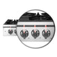 FORNO Spezia 30" Gas Rangetop with 5 Sealed Burners in Stainless Steel, FCTGS5751-30