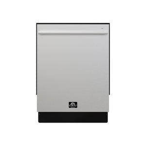 FORNO Romano 24" Built-In Tall Tub Dishwasher in Stainless Steel, FDWBI8035-24S