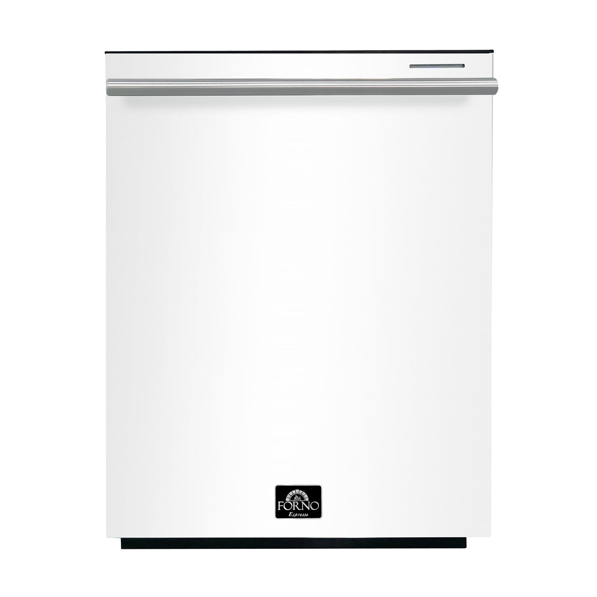 FORNO Espresso Pozzo 24" Built-In Dishwasher in White with Stainless Steel Handles, FDWBI8067-24WHT
