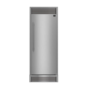 FORNO Maderno 32" 13.6 cu.ft. Right Swing Convertible Refrigerator and Freezer with Modern Trim Kit in Stainless Steel, FFFFD1722-32RSG