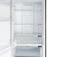 FORNO Guardia 23.4" 10.8 cu. ft. Left Swing Refrigerator with Bottom Freezer in Stainless Steel, FFFFD1778-24LS