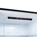 Forno Milano Espresso 31" Bottom Freezer Right Swing Door Refrigerator 17.2 cu. ft. in Black