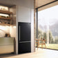 FORNO Espresso Package - 30" Electric Range, Refrigerator and Dishwasher in Black with Antique Brass Handles