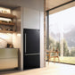 FORNO Espresso Package - 30" Electric Range, Range Hood and Refrigerator in Black with Antique Brass Handles, FBDL-001-02US