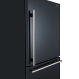 Forno Milano Espresso 31" Bottom Freezer Right Swing Door Refrigerator 17.2 cu. ft. in Black