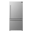 Forno Milano Espresso 31" Bottom Freezer Right Swing Door Refrigerator 17.2 cu. ft. in Stainless Steel