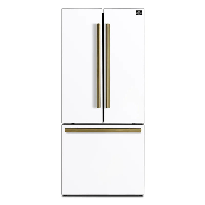 Forno 30" French Door Refrigerator with Bottom Freezer 17.5 Cu.Ft. Capacity