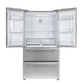 FORNO Appliance Package - 48" Gas Range, 36" Refrigerator, Microwave Drawer, Dishwasher, AP-FFSGS6244-48-25
