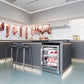 FORNO Asciutto 24" 4.41 cu.ft  Dry Aging Cabinet with LED Lighting and Adjustable Shelves in Stainless Steel, FFSDA6840-24