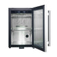 FORNO Asciutto 17" 1.84 cu.ft. Dry Aging Cabinet with LED Lighting and Adjustable Shelves in Stainless Steel, FFSDA6864-17