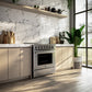 FORNO Paolo 30" 4.38 cu. ft. Freestanding Electric Range in Stainless Steel, FFSEL6011-30