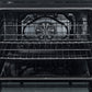 FORNO Espresso Leonardo 30" 5 cu. ft. Electric Range in Black with Antique Brass Handles, FFSEL6012-30BLK