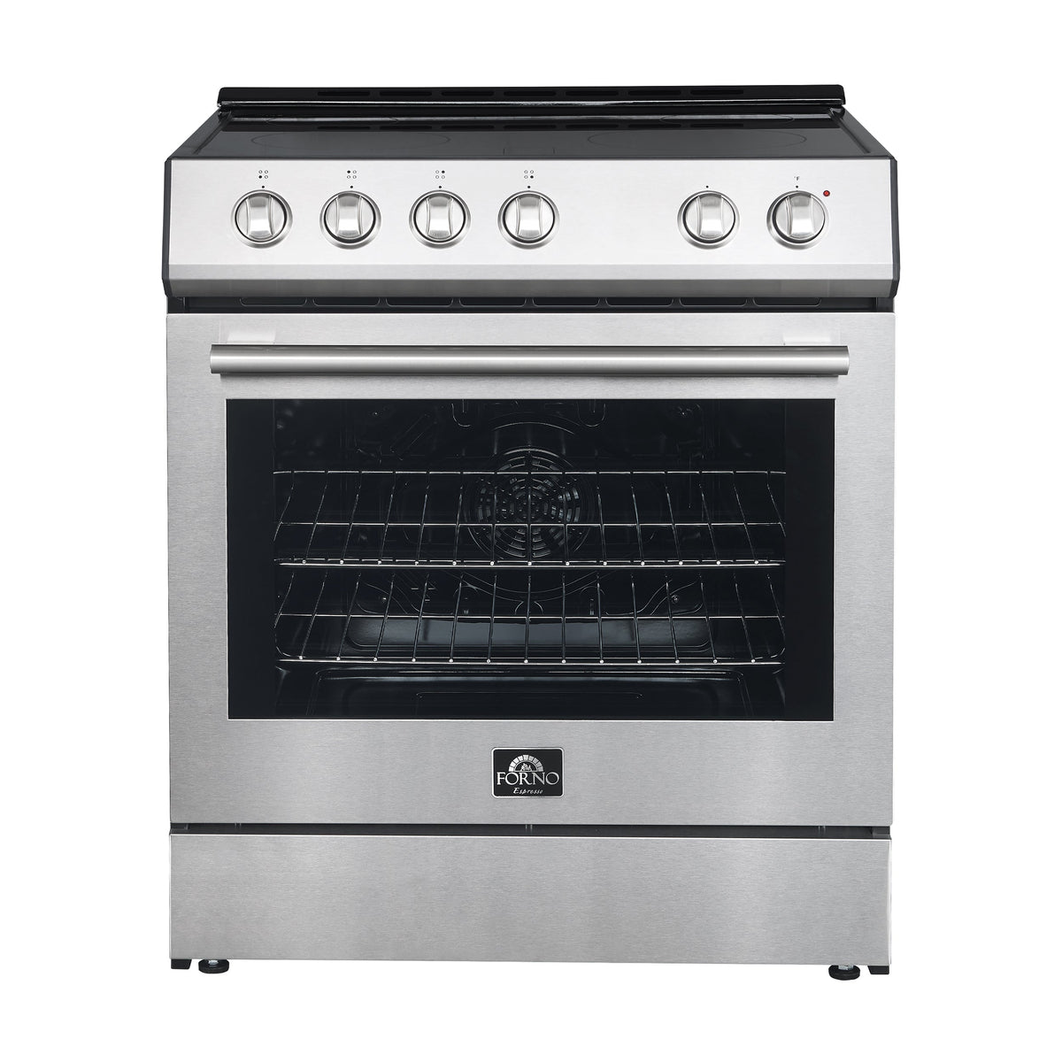 FORNO Espresso Leonardo 30" 5 cu. ft. Electric Range in Stainless Steel, FFSEL6012-30
