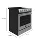 FORNO Espresso Leonardo 30" 5 cu. ft. Electric Range in Stainless Steel, FFSEL6012-30