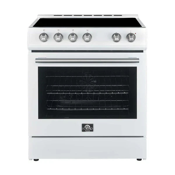 Forno Leonardo Espresso 30" Electric Range in White (FFSEL6012-30WHT)