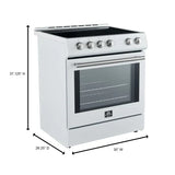 Forno Leonardo Espresso 30" Electric Range in White (FFSEL6012-30WHT)