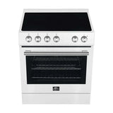 Forno Leonardo Espresso 30" Electric Range in White (FFSEL6012-30WHT)