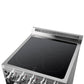 FORNO Loiano 24" 2.3 cu. ft. Freestanding Electric Range with 4 Element Burners, Storage Drawer and Air Fryer Kit in Stainless Steel, FFSEL6069-24