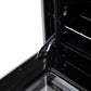 FORNO Loiano 24" 2.3 cu. ft. Freestanding Electric Range with 4 Element Burners, Storage Drawer and Air Fryer Kit in Stainless Steel, FFSEL6069-24