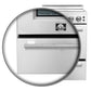 FORNO Loiano 24" 2.3 cu. ft. Freestanding Electric Range with 4 Element Burners, Storage Drawer and Air Fryer Kit in Stainless Steel, FFSEL6069-24