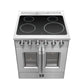 FORNO Galiano 30" 4.32 cu. ft. Freestanding Electric Range with French Door in Stainless Steel, FFSEL6917-30