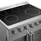 FORNO Galiano 36" 5.36 cu. ft. Freestanding Electric Range with French Door in Stainless Steel, FFSEL6917-36