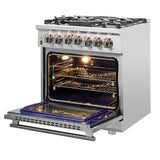 Forno Massimo 30″ Freestanding Dual Fuel Range