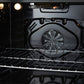 FORNO Espresso Leonardo 30" 5 cu. ft. Gas Range in White with Stainless Steel Handles, FFSGS1116-30WHT