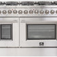 FORNO Appliance Package - 48" Dual Fuel Range, 48" Range Hood, Dishwasher, 48" Refrigerator, Microwave Drawer, AP-FFSGS6156-48-13