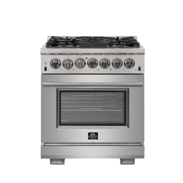 Forno Capriasca 30" Freestanding Dual Fuel Range