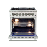 Forno Capriasca 30" Freestanding Dual Fuel Range