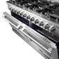 FORNO Massimo 60″ 8.64 cu. ft. Freestanding Gas Range with 10 Burners, FFSGS6239-60
