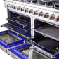 FORNO Massimo 60″ 8.64 cu. ft. Freestanding Gas Range with 10 Burners, FFSGS6239-60