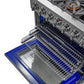 FORNO Capriasca 36" 5.36 cu. ft. Gas Range with 6 Italian Burners in Stainless Steel, FFSGS6260-36