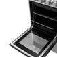 FORNO Lamazze 20" 2.05 cu. ft. Freestanding Gas Range with 4 Sealed Burners in Stainless Steel, FFSGS6265-20