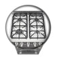 FORNO Breno 24" 2.3 cu. ft. Freestanding Gas Range with 4 Sealed Burners, Storage Drawer and Air Fryer Kit in Stainless Steel, FFSGS6272-24