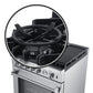 FORNO Lazio 30" 4.3 cu. ft. Gas Range with 5 Sealed Burners, Air Fryer and Griddle, FFSGS6276-30