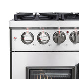 Forno Massimo 36" Freestanding French Door Dual Fuel Range