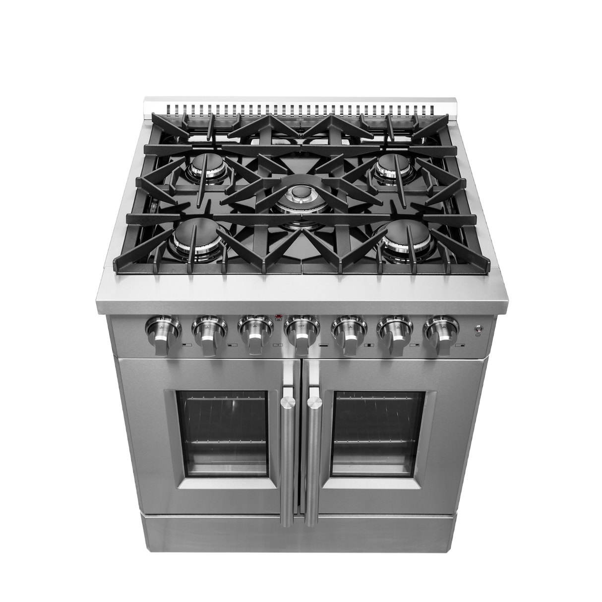 Forno Galiano 30" Freestanding French Door Dual Fuel Range