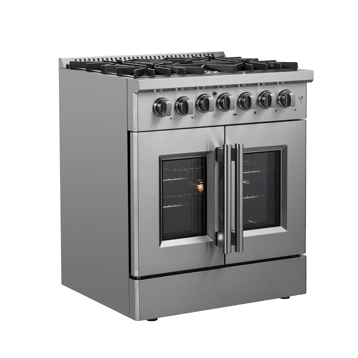 Forno Galiano 30" Freestanding French Door Dual Fuel Range