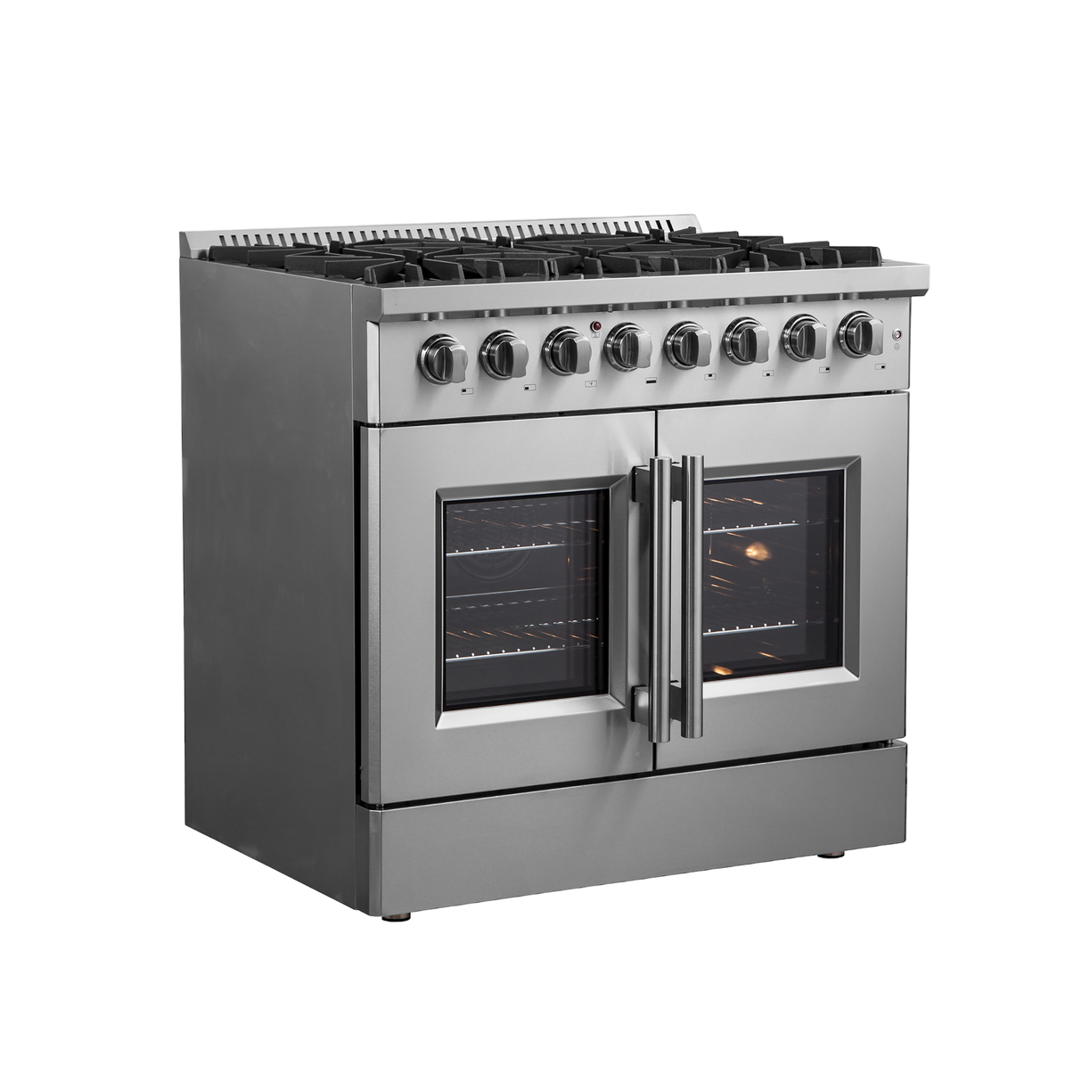 Forno Galiano 36" Freestanding French Door Dual Fuel Range