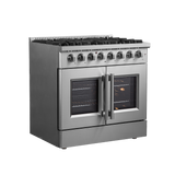 Forno Galiano 36" Freestanding French Door Dual Fuel Range