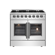 Forno Galiano 36" Freestanding French Door Dual Fuel Range