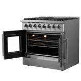 Forno Galiano 36" Freestanding French Door Dual Fuel Range