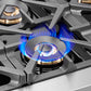 FORNO Capriasca 48" 6.58 cu. ft. Dual Fuel Range with 8 Brass Burners, Air Fryer Kit, Rotisserie Kit, Wok Support & Griddle in Stainless Steel, FFSGS6387-48