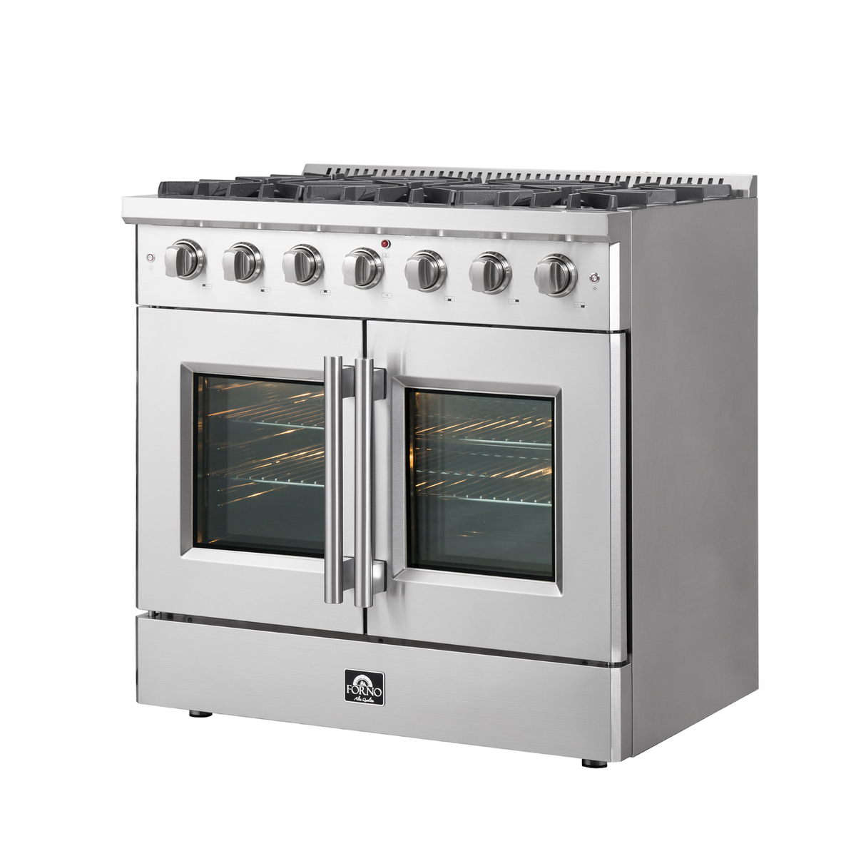 Forno Galiano 36" Freestanding French Door Gas Range