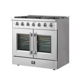 Forno Galiano 36" Freestanding French Door Gas Range