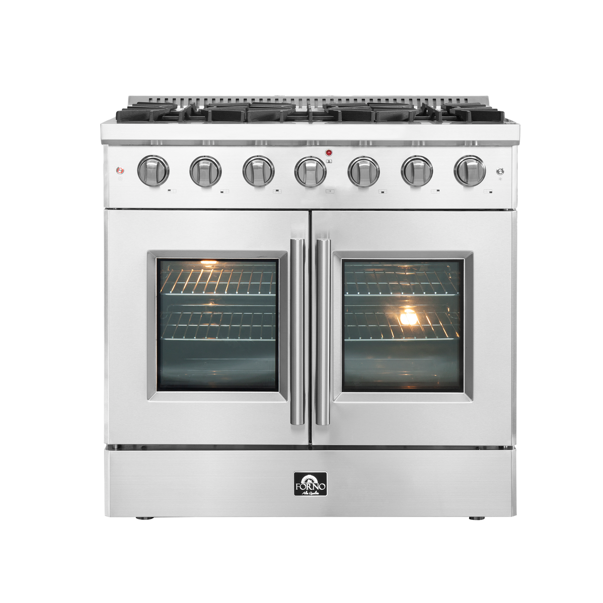 Forno Galiano 36" Freestanding French Door Gas Range